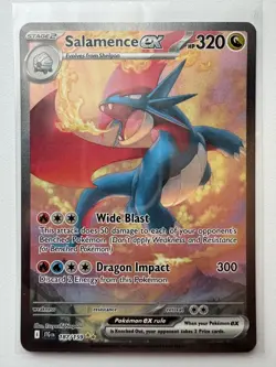 Salamence ex 187/159 Journey Together Special Illustration Rare SIR Pokemon NM - Image 1