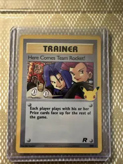 Here Comes Team Rocket! 15/82 Celebrations 25th Anniversary Pokemon NM Near Mint - Image 1
