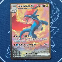Salamence ex 187/159 [Journey Together] NM Special Illustration Rare Pokemon - Image 1