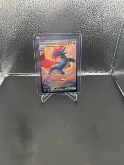 POKEMON JOURNEY TOGETHER SALAMENCE EX 187/159 SIR SPECIAL ILLUSTRATION RARE - Image 1