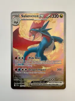 Salamence ex 187/159 Journey Together Special Illustration Rare SIR Pokemon NM - Image 2