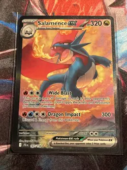 Pokemon SALAMENCE EX 187/159 Journey Together Special Illustration Rare Holo - Image 1
