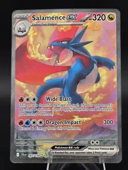Salamence ex 187/159 SV09: Journey Together Special Illustration Rare Pokemon - Image 2