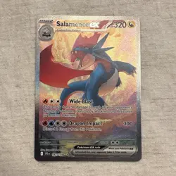 Pokemon Company Salamence ex 187/159 Journey Together special illustration rare. - Image 1