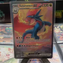 Pokemon Salamence ex 187/159 Journey Together Special Illustration Rare Holo 32… - Image 1