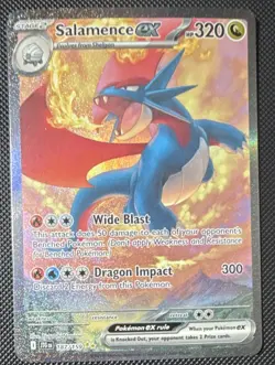 Pokemon Journey Together Special Illustration Rare Salamence ex Holo 187/159 - Image 1