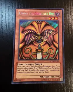 Yu-Gi-Oh! Exodia the Forbidden One LCYW-EN306 Secret Rare - NM - Image 1
