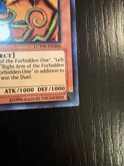 Yu-Gi-Oh! Exodia the Forbidden One LCYW-EN306 Secret Rare - NM - Image 5