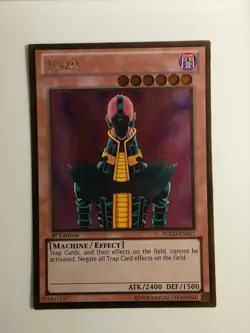 Jinzo PGLD-EN051 Gold Rare Premium Gold Yu-Gi-Oh 1st Edition Lightly Played - Image 1