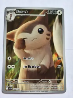 Furret - 168/159 - Holo Illustration Rare - Journey Together - Pokemon Card NM - Image 1