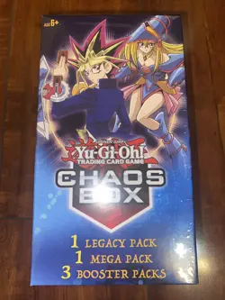 Yugioh Chaos Box 2022 1 Legacy Pack 1 Mega Pack 3 Booster Packs! New!! - Image 1