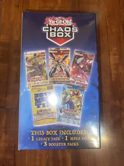 Yugioh Chaos Box 2022 1 Legacy Pack 1 Mega Pack 3 Booster Packs! New!! - Image 2