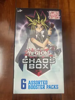 Yugioh Chaos Box 2024 6 Booster Packs Limited Holiday Edition! Brand New/Sealed! - Image 1