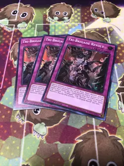 3x Tri-Brigade Revolt 1st Edition Super Rare RA01-EN079 Yu-Gi-Oh! - Image 1