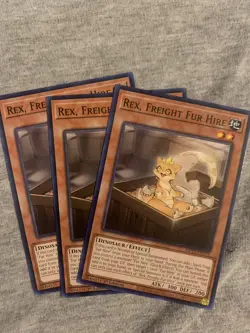 Yugioh! 3x Rex Freight Fur Hire MP23-EN175 Common 1st Ed NM - Image 1