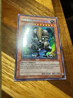 Green Baboon, Defender of the Forest RP02-EN099 Limited Ed Secret Rare PL +BONUS - Image 1