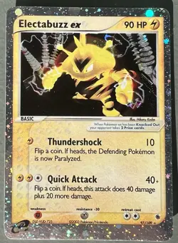 Pokemon Electabuzz ex 97/109 EX Ruby & Sapphire Holo Rare - Image 2