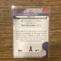 2023 Bowman's Best Baseball - Shohei Ohtani #62 Refractor - Image 2