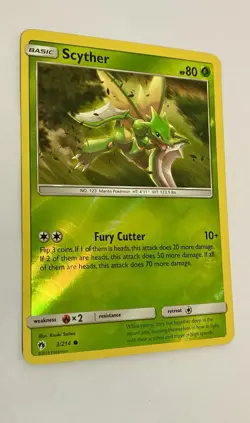 Pokemon TCG Scyther 2/214 Reverse Holo Common Lost Thunder 2018 Pokemon Card - Image 2