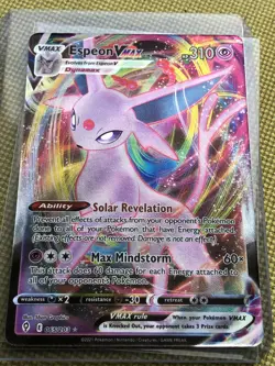 Pokemon TCG Espeon Vmax Evolving Skies 065/203 Holo Ultra Rare - Image 1