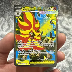 The Pokemon Company Mega Pyroar EX Evolutions 099/086 Secret Rare Holo EN - Image 1