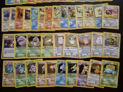 WOTC Pokemon TCG Mixed Lot of 20 Base Set 1/2, Jungle, Fossil, Gym, Team Rocket - Image 1