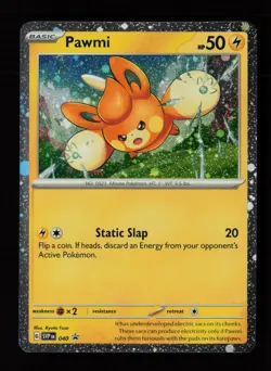 Pawmi (Cosmos Holo) 040 Holo Promo Scarlet & Violet Promo Pokemon Cards - Image 1