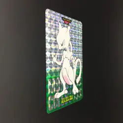 Mewtwo No.150 Green Prism Carddass 1996 Pokemon Card Japanese - Image 3