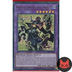 Yugioh Meizen the Battle Ninja DABL-EN040 Ultra Rare 1st Edition NM - Image 1