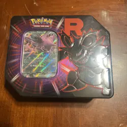 Pokemon Cards Destined Rivals Team Rocket Tin Nidoking EX Promo 5 Booster Packs - Image 1