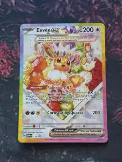 Pokemon TCG Scarlet & Violet Eevee EX 174 SV Promo Card - Image 1