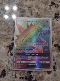 Turtonator GX - 148/145 - Guardians Rising Secret Rainbow - Pokemon Card - Image 1
