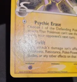 Pokemon Card Mewtwo 24/110 Non Holo Rare Ex Holon Phantoms - Image 4