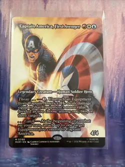 Captain America, First Avenger (Borderless) Marvel Universe Eternal-Legal Reg - Image 1