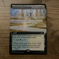 Bountiful Promenade | Extended Art | Marvel Super Heroes | Commander | MTG - Image 1