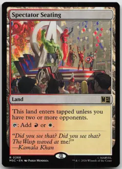 Spectator Seating Commander: Marvel Super Heroes 268 NM R - Image 1