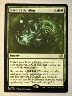 MTG / Nature's Rhythm / TDM / #150 / Regular / Rare / NM - Image 1