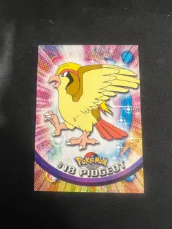 Pidgeot #18 Topps Blue Label Nintendo Moderate Play Pokemon - Image 1
