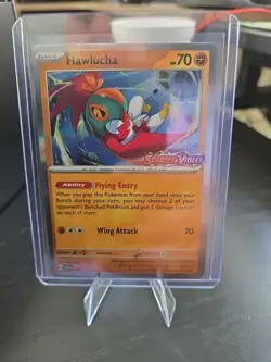 Pokemon TCG Black Star Promo Hawlucha SVP007 Holo Card Scarlet & Violet Stamped - Image 1