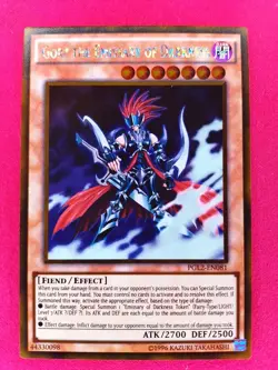 Yu-Gi-Oh! Gorz The Emissary Of Darkness PGL2-EN081 1st Edition Gold Rare LP - Image 1