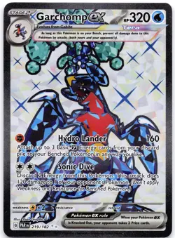 Garchomp ex 219/182 Holo Paradox Rift - Image 1