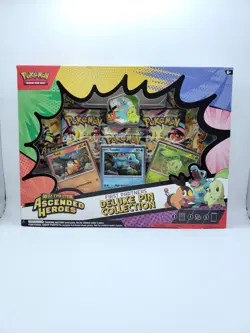 Pokemon TCG Ascended Heroes First Partners Deluxe Pin Collection Factory Sealed - Image 1