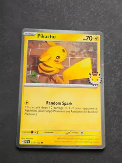 Pikachu (Pokemon Day 2026) 051/162 Holo Pokemon Holo NM - Image 1
