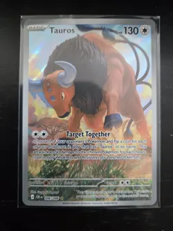 Pokemon TCG Tauros 096/086 Chaos Rising IR Ilustration Rare - Image 1