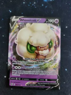 Whimsicott V Pokemon Card - Brilliant Stars - 64/172 - M! - Image 1