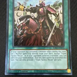 Triple Tactics Thrust (Secret Rare) RA03-EN072 1st Edition Yu-Gi-Oh! - Image 2