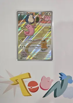 Chansey 187/167 Illustration Rare - Twilight Masquerade - Pokemon NM - Image 1