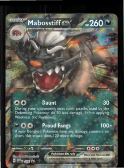 Mabosstiff ex 086 Holo Promo Scarlet & Violet Promo Pokemon Holo Near Mint - Image 1