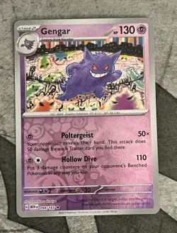 The Pokemon Company Gengar SV 151 Reverse Holo Rare 094/165 130 HP EN 2023 - Image 1