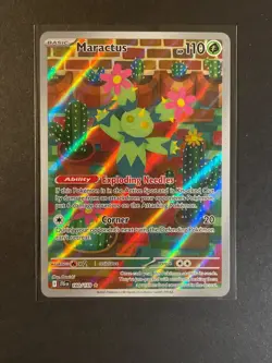 Pokemon Maractus 160/159 Journey Together Full Art Illustration Rare NM - Image 1